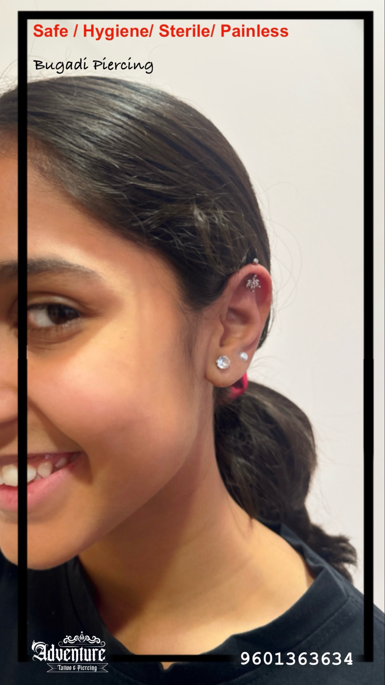 Bugadi Piercing in Ahmedabad โ Safe, Painless & Trendy Helix Piercing Guide