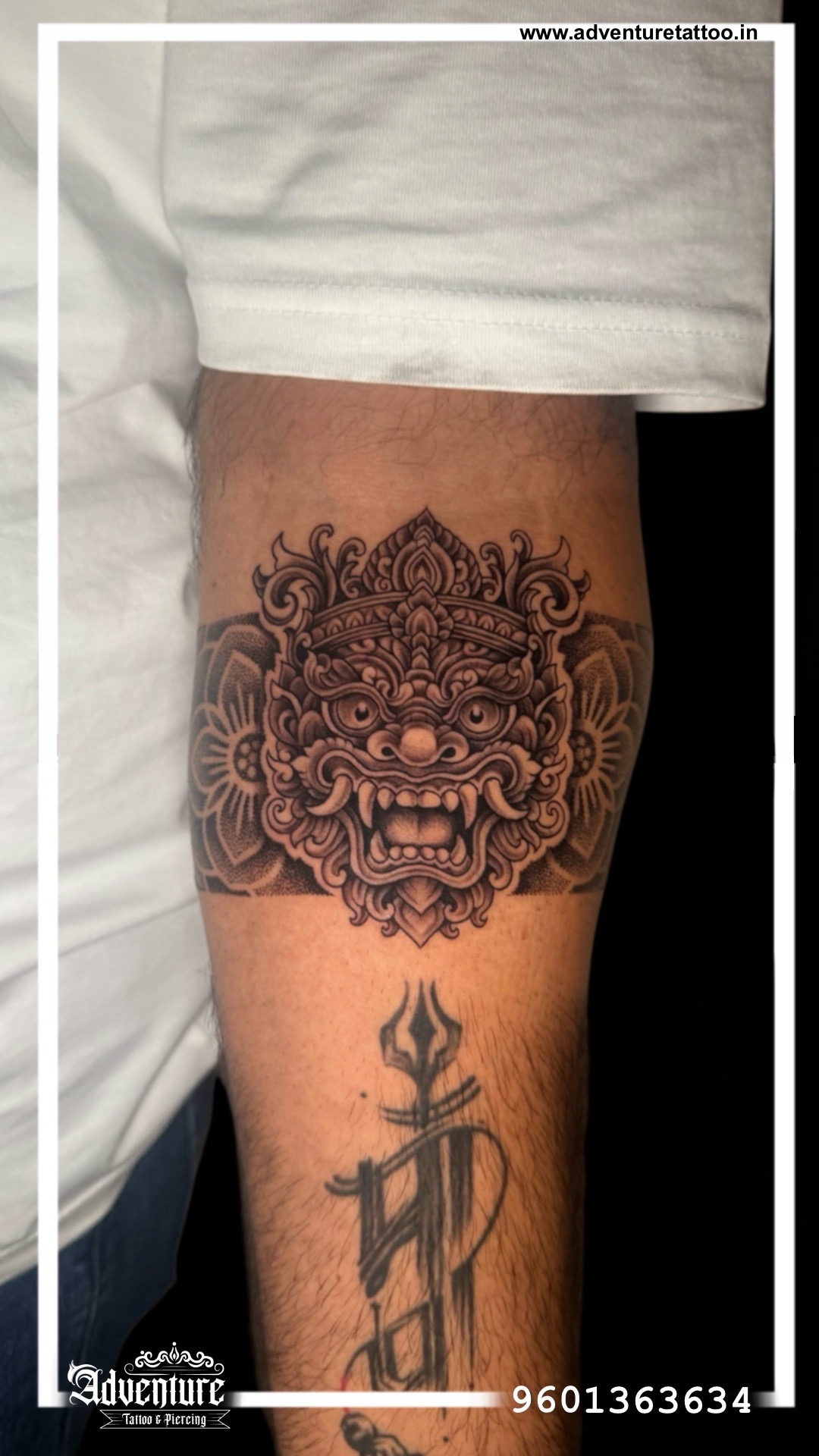 Kirtimukha mandala armband tattoo in Ahmedabad at Adventure Tattoo Studio Vastrapur