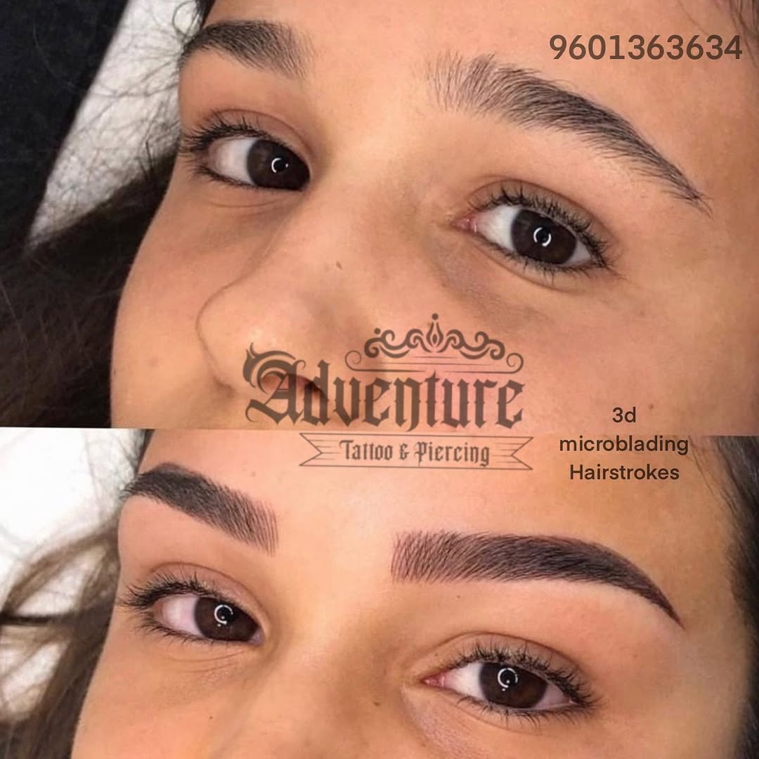 No.1 Microblading in Ahmedabad — Adventure Tattoo & Piercing