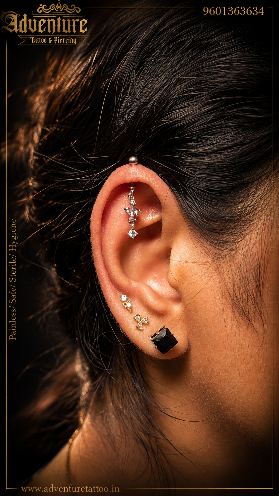 Hanging Cartilage Piercing Ahmedabad: Stylish Ear Stack Guide